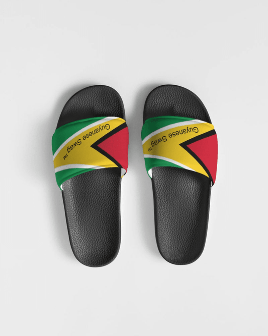 Guyanese Flag Women's Slide Sandal | Monni's Boutique