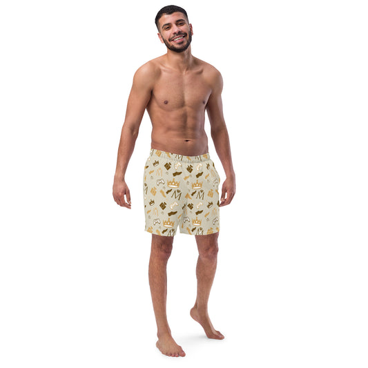 Men's Monogram  swim trunks